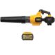 DEWALT FLEXVOLT 60V MAX 125 MPH 600 CFM Brushless Cordless Battery Powered Blower Kit w/ FLEXVOLT 3Ah & 2Ah Batteries & Charger