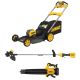 DEWALT FLEXVOLT 1 x 60V MAX 21 in. Cordless Battery Powered Self Propelled Lawn Mower, Trimmer and Blower w/ (2) 4Ah Batteries