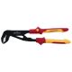 Wiha 10. in. 1000-Volt Insulated V-Jaw Tongue and Groove Pliers