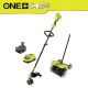 RYOBI ONE+ HP 18V Brushless 15 in. Attachment Capable String Trimmer and Sweeper Attachment with 4.0 Ah Battery and Charger