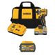 DEWALT 20-Volt Max Lithium-Ion Cordless 1/4 in. Impact Driver Kit w/ 8 Ah Battery, Flexvolt 20V/60V 6 Ah Battery Pack, Charger