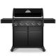 Broil King Crown 520 Shadow 5-Burner Propane Gas Grill in Black