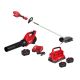 Milwaukee M18 FUEL 18V 8 in. Brushless Cordless Battery Powered Straight Shaft Lawn Edger w/ M18 FORGE Starter Kit, M18 Blower Kit
