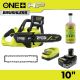 RYOBI ONE+ HP 18V Brushless 10 in. Battery Chainsaw with Extra Chain, Biodegradable Chain Oil, 4.0 Ah Battery and Charger