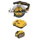 DEWALT 20V MAX Lithium-Ion Cordless Brushless 6-1/2 in. Sidewinder Style Circular Saw with 20V/60V MAX flexvolt 9 Ah Battery