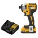 DEWALT 20V MAX Lithium-Ion Brushless Cordless 1/4 in. Impact Driver Kit with 2.0 Ah Battery and Charger