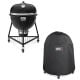 Weber 24 in. Summit Kamado E6 Charcoal Grill in Black with Grill Cover