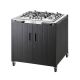 FEASTO 5-Burner Propane Gas Grill Stoves in Black