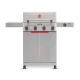 Monument Grills Mesa 4-Burner Propane Gas Grill in Stainless Steel with Broil Zone, and Side Burner