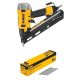 DEWALT 2-1/2 in. 15-Gauge Pneumatic DA Finish Nailer with 2 in. x 15-Gauge Bright Finish Angled Finish Nails (2500 Pieces)
