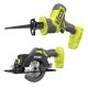 RYOBI ONE+ 18V Cordless One-Handed Reciprocating Saw and ONE+ 18V Cordless 4-1/2 in. Circular Saw (Tools Only)