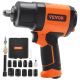 VEVOR 1/2 in. Air Impact Wrench High Torque Up to 1400 ft.-lbs. Lightweight Design Pneumatic Impact Gun with Carrying Case