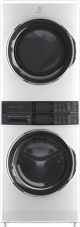 Electrolux - Laundry Tower Single Unit Front Load 4.5 Cu. Ft. Washer & 8 Cu. Ft. Gas Dryer with Perfect Steam - White
