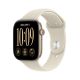 Apple Watch Series 12 (GPS) 46mm Aluminum Case with Sand Sport Band - M/L - Light Gold - (2026)