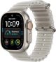 Apple Watch Ultra 4 (GPS + Cellular) 49mm Titanium Case with Translucent Gray Ocean Band - Natural - (2026)