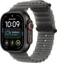 Apple Watch Ultra 4 (GPS + Cellular) 49mm Titanium Case with Translucent Black Ocean Band - Black - (2026)