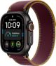 Apple Watch Ultra 4 (GPS + Cellular) 49mm Titanium Case with Burgundy Trail Loop - M/L - Black - (2026)