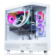 Thermaltake - LCGS View 7897XS-270 Gaming Desktop AMD Ryzen 7 7800X3D 2023, 32GB Memory, AMD Radeon RX 9070 XT, 1TB SSD NVMe M.2 - Snow