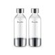 Breville - the InFizz Bottles 1L - 2 Pack - Clear