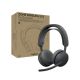 Logitech - Zone Wireless 2 ES Noise Cancelling Headset for Business Teams Version with Receiver - Graphite