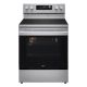 LG - 30-in 6.3 Cu. Ft. Freestanding Electric Induction True Convection Smart Range with 4 Elements, Air Fry and EasyClean - Stainless Steel