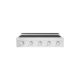 ZLINE - 36 in. Paramount Built-in Electric Induction Rangetop with 5 Element Cooktop - Stainless Steel