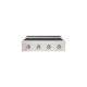 ZLINE - Autograph 30 in. Paramount Built-in Electric Induction Rangetop with 4 Elements and Champagne Accents - Stainless Steel