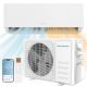Keystone - Summit 115V 400 Sq. Ft. 9,000 BTU Smart Mini Split Air Conditioner 10,000 BTU Heater - White