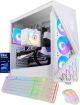 iBUYPOWER - Slate Gaming Desktop PC - Intel Core Ultra 5 225F 2025 INTEL Arc B570 10GB 16GB DDR5 1TB NVMe SSD Storage - White