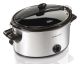Hamilton Beach - Stay or Go 6 Quart Slow Cooker - Silver
