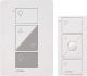 Lutron - Caseta Smart Lighting Lamp Dimmer and Remote Kit - White