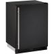 U-Line - 1000 Series 5.2 Cu. Ft. Built-In Mini Fridge - Black