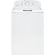 Hotpoint - 3.8 Cu. Ft. Top Load Washer - White on White with Silver