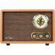 Victrola - Retro Wood Bluetooth AM/FM Radio - Walnut