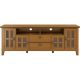 Simpli Home - Artisan Solid Wood 72 inch Wide Transitional TV Media Stand For TVs up to 80 inches - Honey Brown