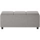 Simpli Home - Avalon Rectangular Contemporary Wood/Engineered Wood Ottoman With Inner Storage - Gray Cloud