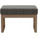 Simpli Home - Milltown Rectangular Contemporary Wood/Foam Bench Ottoman - Ebony
