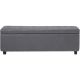 Simpli Home - Hamilton Storage Ottoman - Stone Gray
