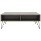 Simpli Home - Hunter Rectangular Contemporary Industrial Solid Mango Wood Coffee Table - Gray
