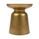 Simpli Home - Toby Round Contemporary Metal Accent Table - Gold