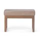 Simpli Home - Milltown 26 inch Wide Contemporary Rectangle Footstool Ottoman Bench - Ash Blonde