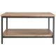 Simpli Home - Skyler Square Modern Industrial Mango Wood Coffee Table - Natural
