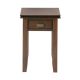 Simpli Home - Artisan Rectangular Contemporary Wood 1-Drawer End Table - Russet Brown