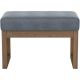 Simpli Home - Milltown Rectangular Contemporary Wood/Foam Bench Ottoman - Stone Gray