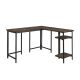 Sauder North Avenue L-Desk - Smoked Oak