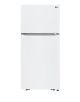 LG - 20.2 Cu. Ft. Top-Freezer Refrigerator - White LTCS20020W