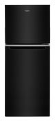 Whirlpool - 11.6 Cu. Ft. Top-Freezer Counter-Depth Refrigerator with Infinity Slide Shelf - Black