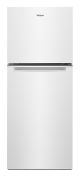 Whirlpool - 11.6 Cu. Ft. Top-Freezer Counter-Depth Refrigerator w/ Infinity Slide Shelf - White
