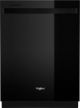 Whirlpool - 24in. Top Control Built-In Dishwasher w/ Stainless Steel Tub, Large Capacity, 3rd Rack, 47 dBA - Black - WDT750SAKB
