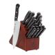 J.A. HENCKELS INTERNATIONAL Henckels Solution 18-pc Knife Block Set - Brown